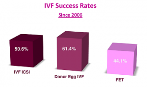 IVF Success Rate since 2006